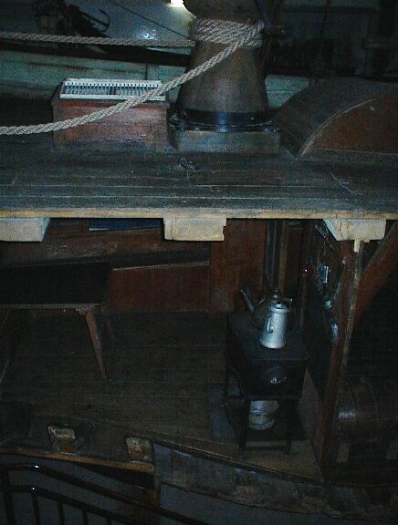 again, poor lighting.  This picture shows the living quarters of the boat